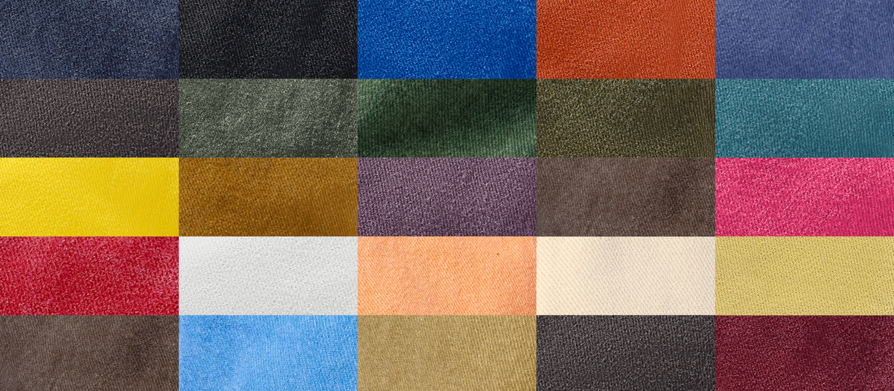 Materials and colorways