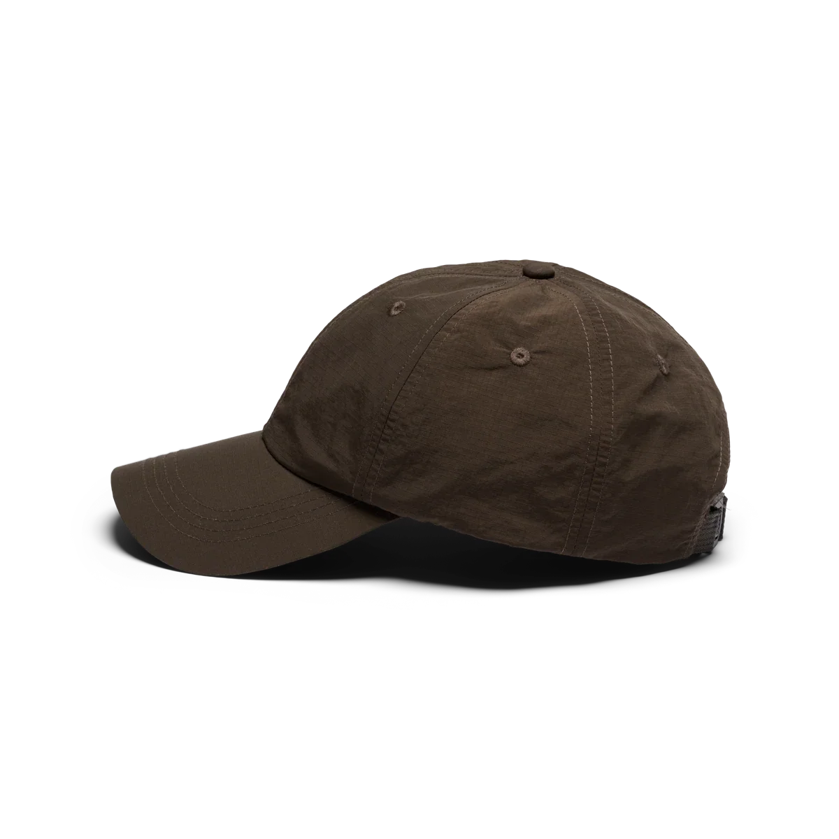 Archive Brown Ripstop Cap, side view 