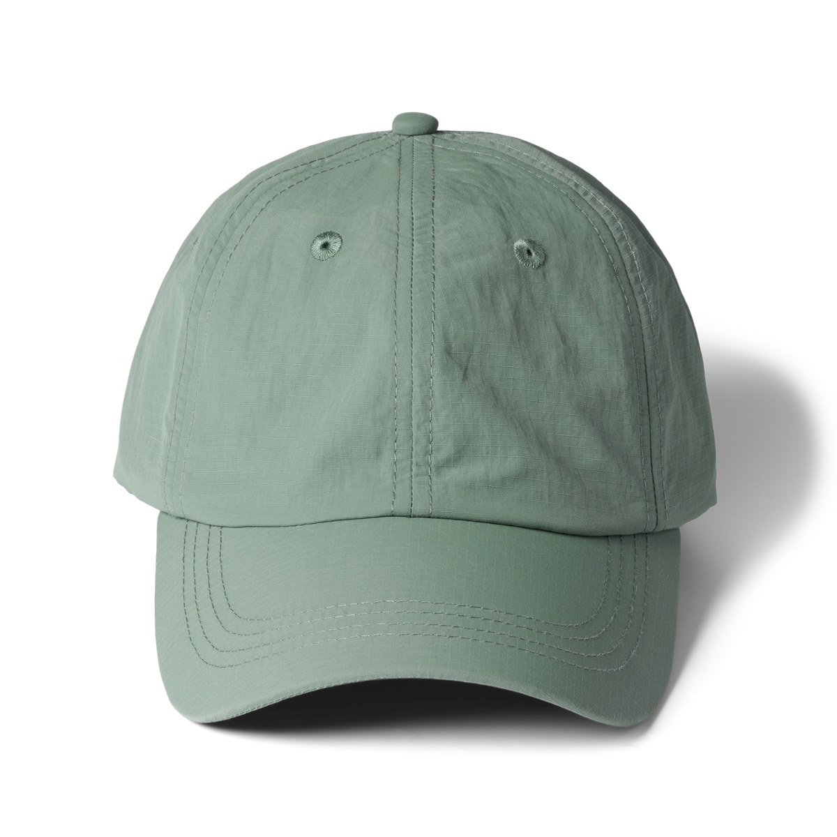 Leisure Green Ripstop Cap, front view 