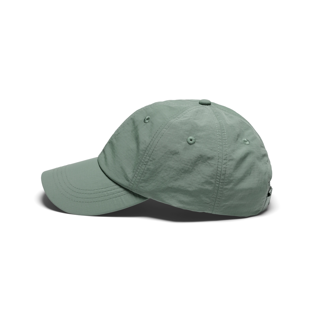 Leisure Green Ripstop Cap, side view 