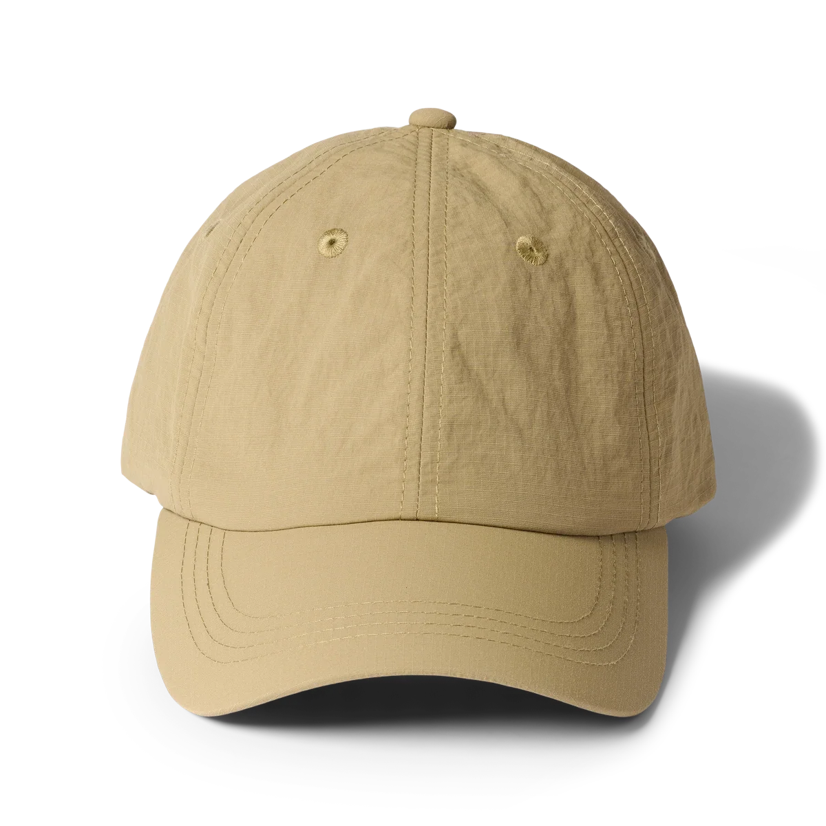 Safari Khaki Ripstop Cap, front view 