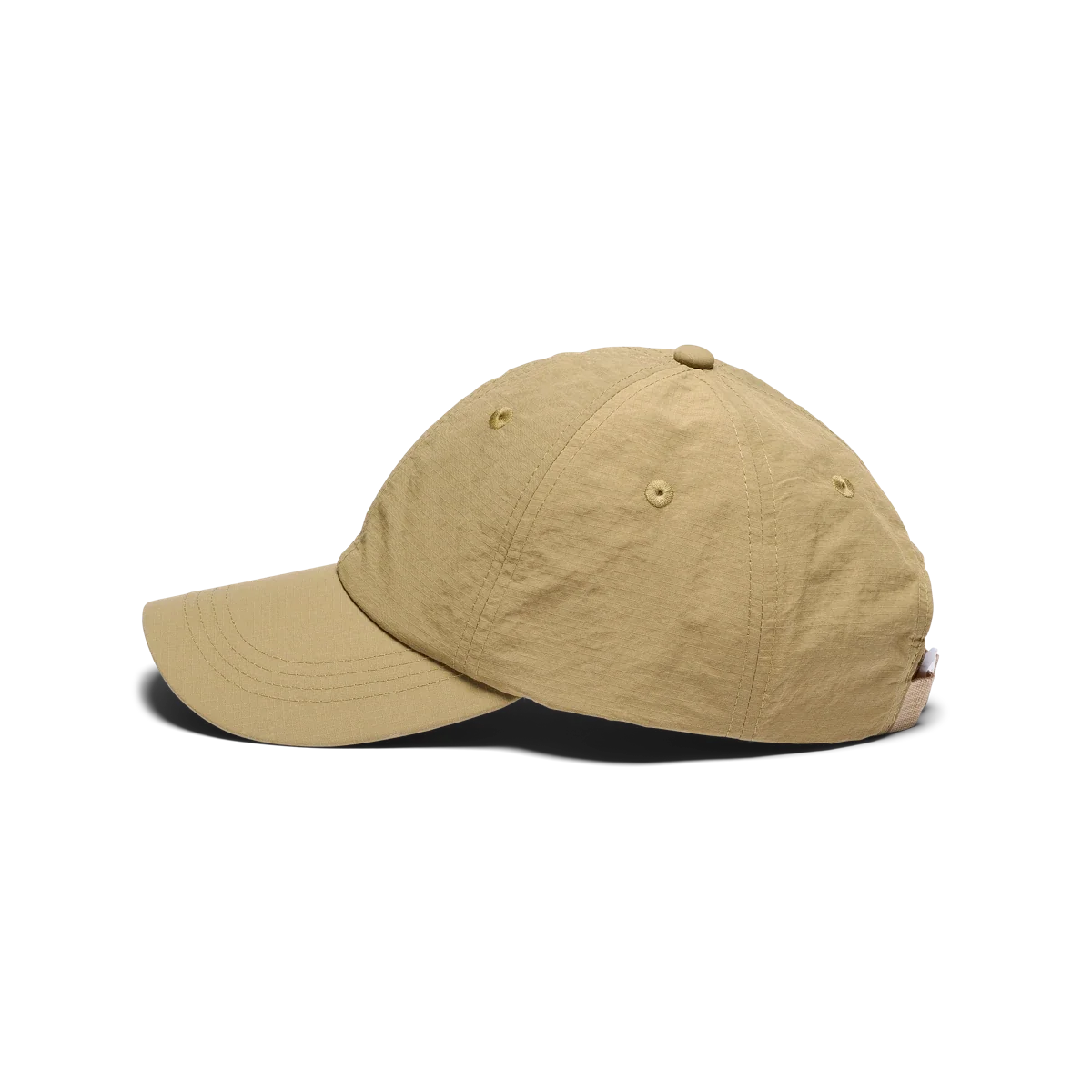 Safari Khaki Ripstop Cap, side view 