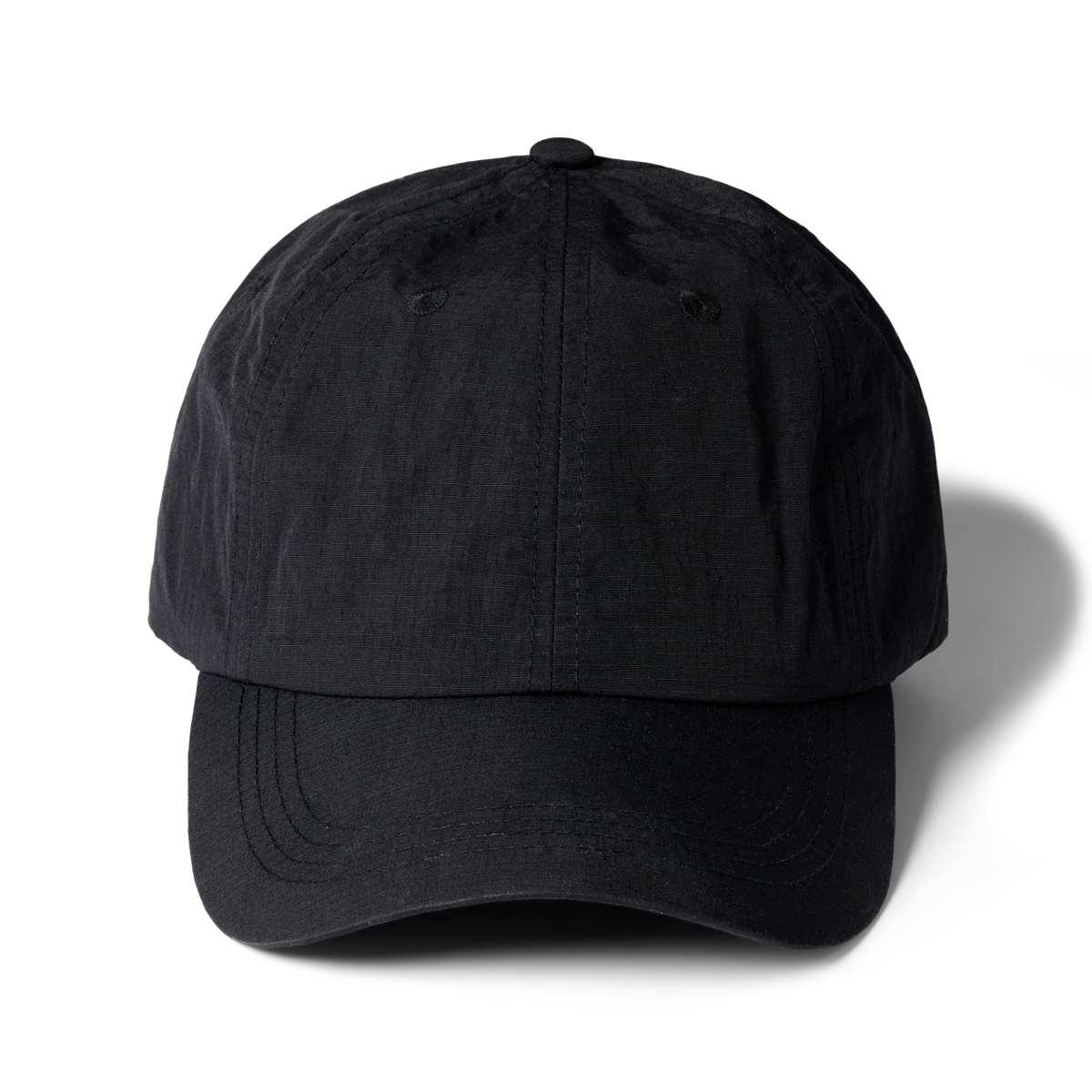 Studio Black Ripstop Cap, front view 