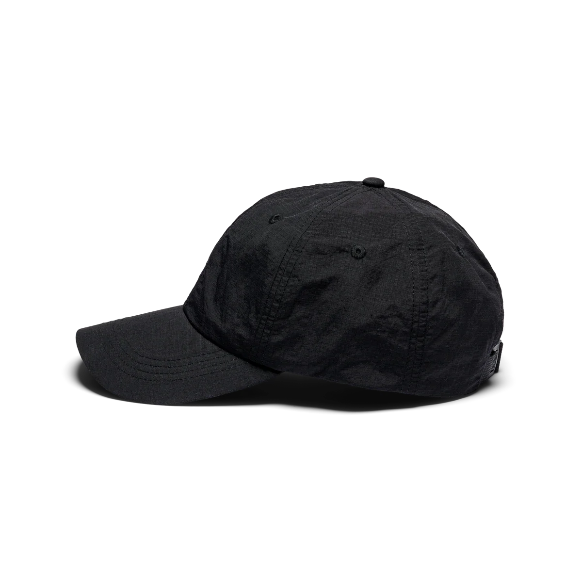 Studio Black Ripstop Cap, side view 
